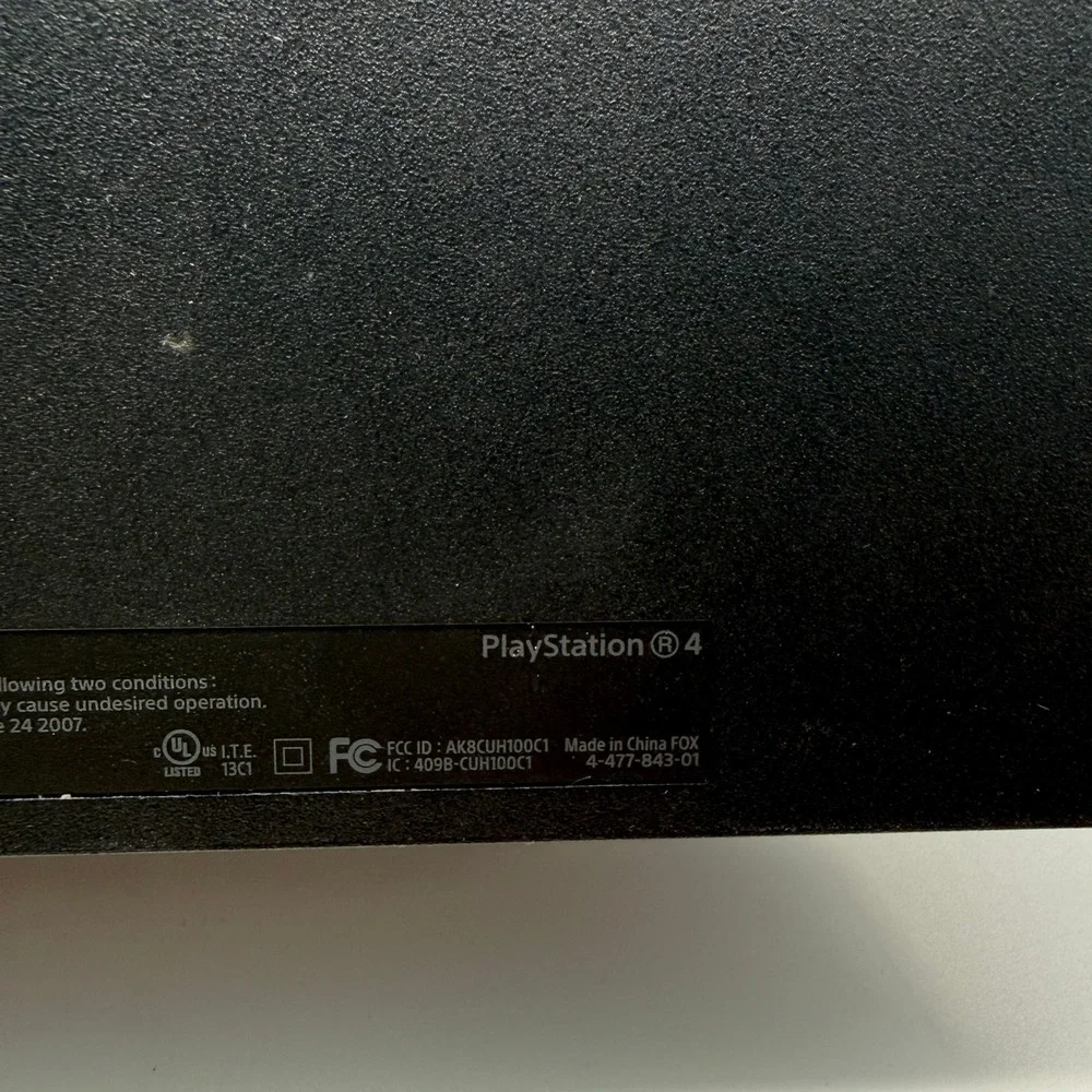 Sony PlayStation 4 CUH-1001A 500GB Black PS4 - CONSOLE ONLY - WILL NOT EJECT